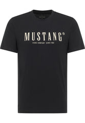 Męski T-Shirt Mustang Style Austin Jet Black 1016853 4188