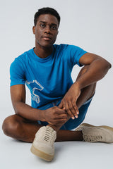 Męski T-Shirt Mustang Style Austin Sea of Belize 1016493 5444