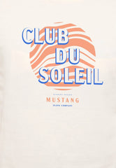 Męski T-Shirt Mustang Style Austin Whisper White 1016278 2013