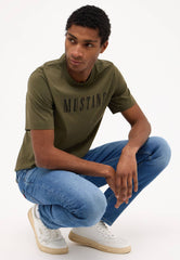 Męski T-shirt Koszulka Mustang Style Austin Sea Turtle 1014695 6529