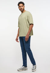 Męski T-shirt Mustang Aidan C AOP Indigo Dots 6205 1013555 12417