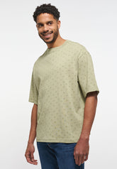 Męski T-shirt Mustang Aidan C AOP Indigo Dots 6205 1013555 12417