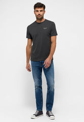 Męski T-shirt Koszulka Mustang Austin Pirate Black 1015828 4088