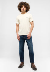 Męski T-shirt Koszulka Mustang Austin Light Gray 1015657 3003