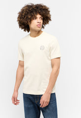 Męski T-shirt Koszulka Mustang Austin Light Gray 1015657 3003