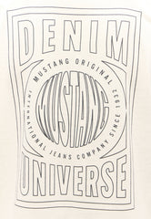 Męski T-shirt Koszulka Mustang Austin Light Gray 1015657 3003