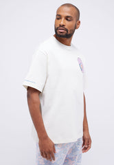 Męski T-shirt Mustang Unisex T-Shirt Collab Whisper White 1014956 2013