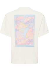 Męski T-shirt Mustang Unisex T-Shirt Collab Whisper White 1014956 2013