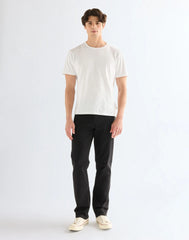 Męskie Jeansy Proste Wrangler Straight Black Rinse 112126014