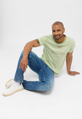 Męskie Spodnie Jeansowe Mustang Denver Straight Denim Blue 1014878 5000 784