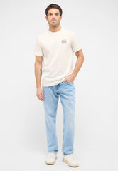 Męskie Spodnie Jeansowe MUSTANG Denver Straight Denim Blue 1016340 5000 682