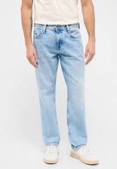 Męskie Spodnie Jeansowe MUSTANG Denver Straight Denim Blue 1016340 5000 682