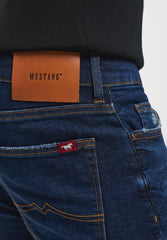 Spodnie Jeansowe Męskie Mustang Frisco Skinny Denim Blue 1014243 5000 883