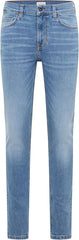 Męskie Spodnie Jeansowe MUSTANG Frisco Skinny Denim Blue 1016307 5000 583