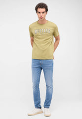 Męskie Spodnie Jeansowe MUSTANG Frisco Skinny Denim Blue 1016307 5000 583