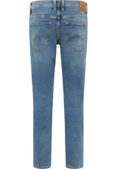 Męskie Spodnie Jeansowe Mustang Oregon Slim Denim Blue 1015865 5000 424