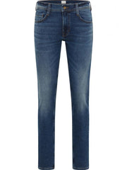 Męskie Spodnie Jeansowe Mustang Oregon Slim Denim Blue 1015865 5000 703