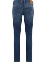 Męskie Spodnie Jeansowe Mustang Oregon Slim Denim Blue 1015865 5000 703