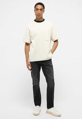 Męskie Spodnie Jeansowe Mustang Oregon Slim K Denim Black 1015871 4000 503