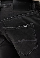 Męskie Spodnie Jeansowe Mustang Oregon Slim K Denim Black 1015871 4000 503