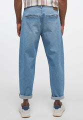 Męskie Spodnie Jeansowe Mustang Toledo Loose Denim Blue 1013696 5000 683