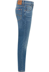 Męskie Spodnie Jeansowe Mustang Toledo Tapered Denim Blue 1014326 5000 774