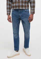 Męskie Spodnie Jeansowe Mustang Toledo Tapered Denim Blue 1014326 5000 774