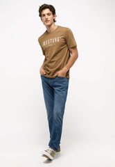 Męskie Spodnie Jeansowe Mustang Vegas Slim Denim Blue 1014590 5000 583