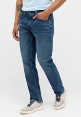 Męskie Spodnie Jeansowe Mustang Washington Straight Denim Blue 1015286 5000 883