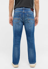 Męskie Spodnie Jeansowe Mustang Washington Straight Denim Blue 1015520 5000 403
