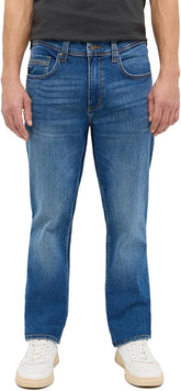 Męskie Spodnie Jeansowe Mustang Washington Straight Denim Blue 1015520 5000 403