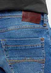 Męskie Spodnie Jeansowe Mustang Washington Straight Denim Blue 1015520 5000 403