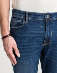 Męskie Spodnie Jeansowe Marcus Felix 2222 Jeans Texas Blue Used 14-200312