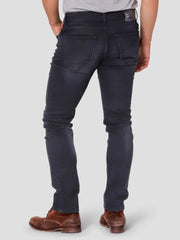 Męskie Spodnie Jeansowe Marcus Felix Jeans 2056 Blue Night Used 14-200201
