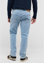 Męskie Spodnie Jeansowe Mustang Style Denver Straight Denim Blue 1017444 5000 314