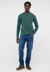Męskie Spodnie Jeansowe Mustang Style Denver Straight Denim Blue 1018274 5000 783