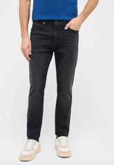 Męskie Spodnie Jeansowe Mustang Style Frisco Skinny Denim Black 1016306 4000 803