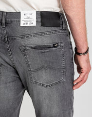 Męskie Spodnie Jeansowe Mustang Style Frisco Skinny Denim Black 1017118 4000 203