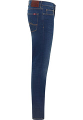Męskie Spodnie Jeansowe Mustang Style Frisco Skinny Denim Blue 1016793 5000 803
