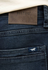 Męskie Spodnie Jeansowe Mustang Style Michigan Straight Denim Blue 1016338 5000 883