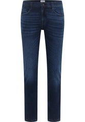 Męskie Spodnie Jeansowe Mustang Style Oregon Slim Denim Blue 1015502 5000 983