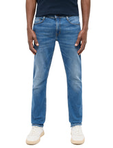 Męskie Spodnie Jeansowe Mustang Style Oregon Slim Denim Blue 1016315 5000 583