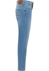 Męskie Spodnie Jeansowe Mustang Style Oregon Slim Denim Blue 1016316 5000 303