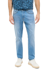 Męskie Spodnie Jeansowe Mustang Style Oregon Slim Denim Blue 1016316 5000 303