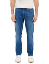 Męskie Spodnie Jeansowe Mustang Style Oregon Slim Denim Blue 1016316 5000 503