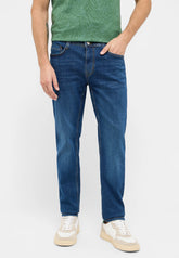 Męskie Spodnie Jeansowe Mustang Style Oregon Slim Denim Blue 1016318 5000 502