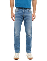 Męskie Spodnie Jeansowe Mustang Style Oregon Slim Denim Blue 1017433 5000 583