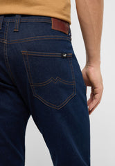 Męskie Spodnie Jeansowe Mustang Style Oregon Slim Denim Blue 1017435 5000 903