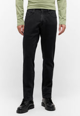 Męskie Spodnie Jeansowe Mustang Style Oregon Slim K Denim Black 1015546 4000 940