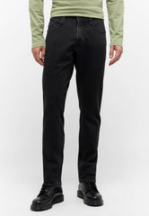 Męskie Spodnie Jeansowe Mustang Style Oregon Slim K Denim Black 1015546 4000 940